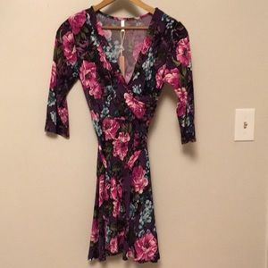 Pink Blush Floral Maternity Dress